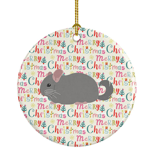Buy this Agouti Chinchilla Christmas Ceramic Ornament