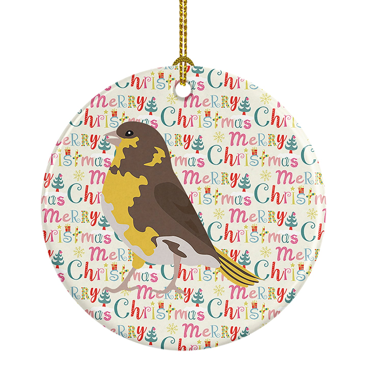 Buy this Spanish Canary Christmas Ceramic Ornament