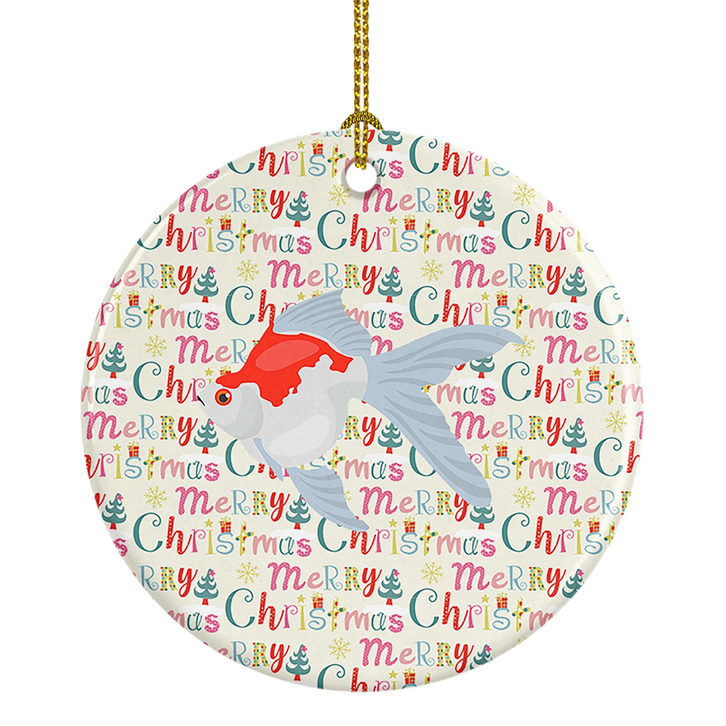 Buy this Tamasaba Goldfish Christmas Ceramic Ornament