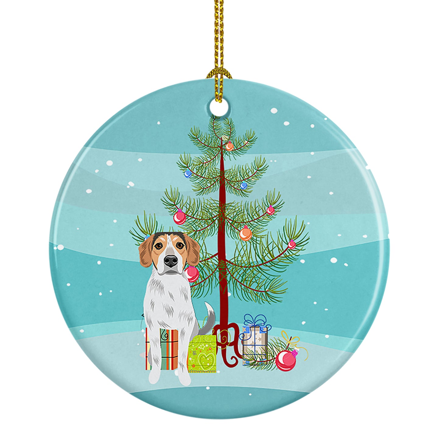 Buy this Beagle Tricolor #2 Christmas Ceramic Ornament