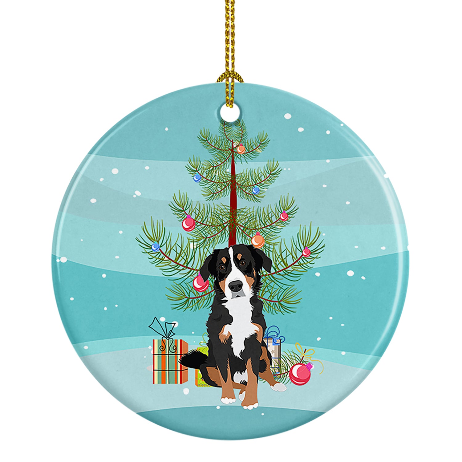 Buy this Bernese Mountain Dog Puppy #2 Christmas Ceramic Ornament