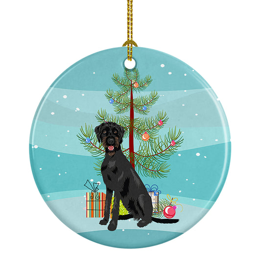 Buy this Doodle Black and Tan Christmas Ceramic Ornament