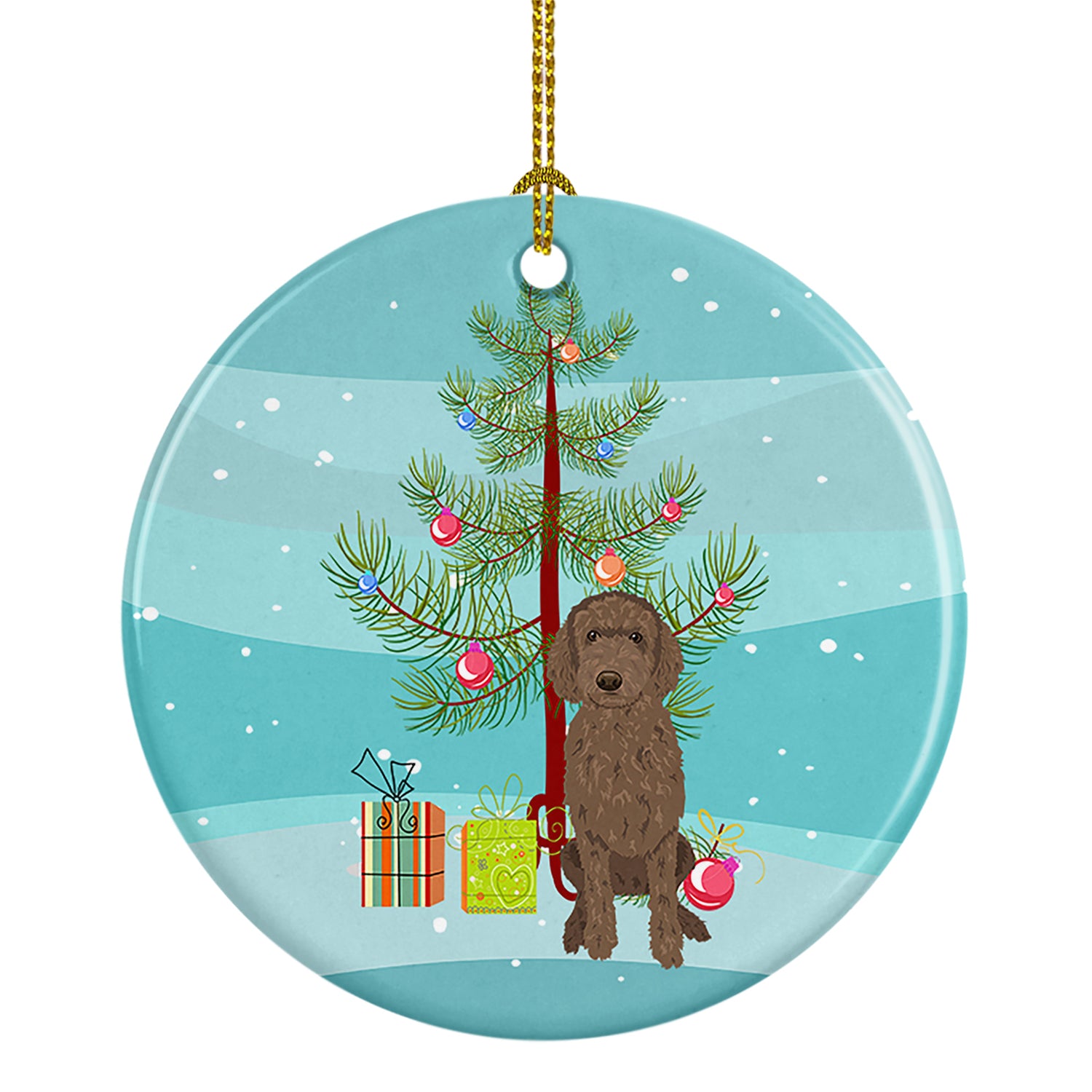 Buy this Doodle Chocolate #2 Christmas Ceramic Ornament