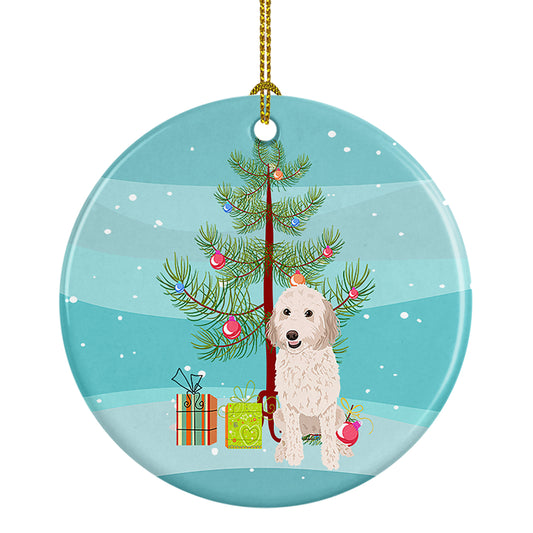 Buy this Doodle Cream #1 Christmas Ceramic Ornament