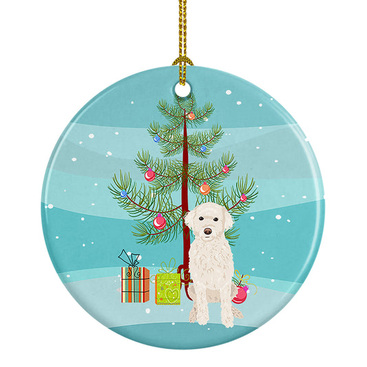 Buy this Doodle Cream #2 Christmas Ceramic Ornament