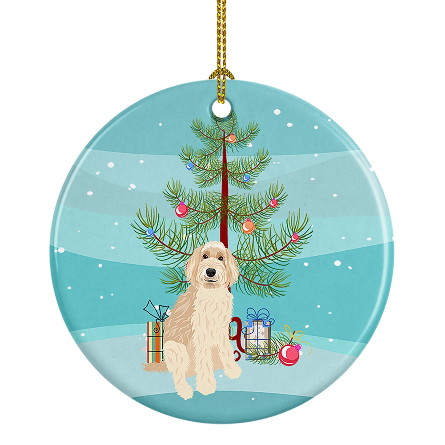 Buy this Doodle Fawn #2 Christmas Ceramic Ornament