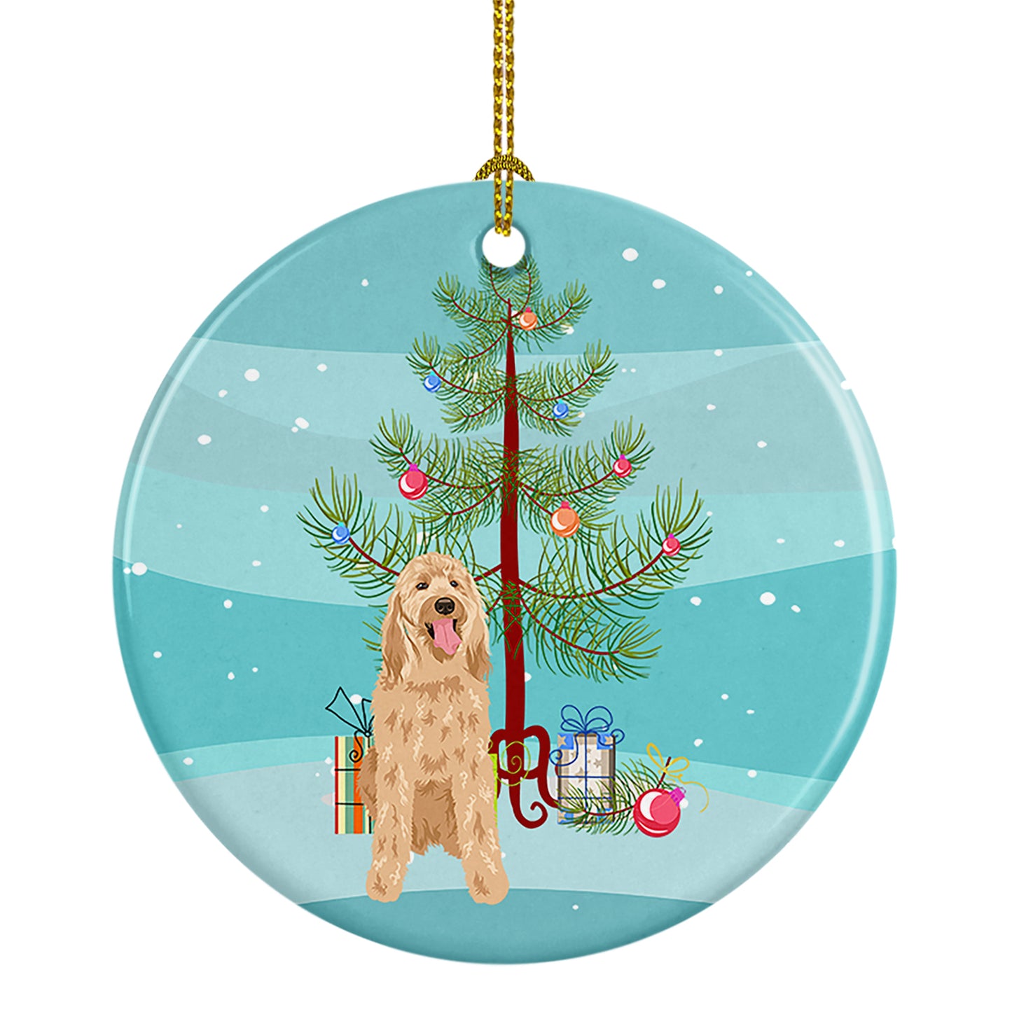 Buy this Doodle Fawn #3 Christmas Ceramic Ornament