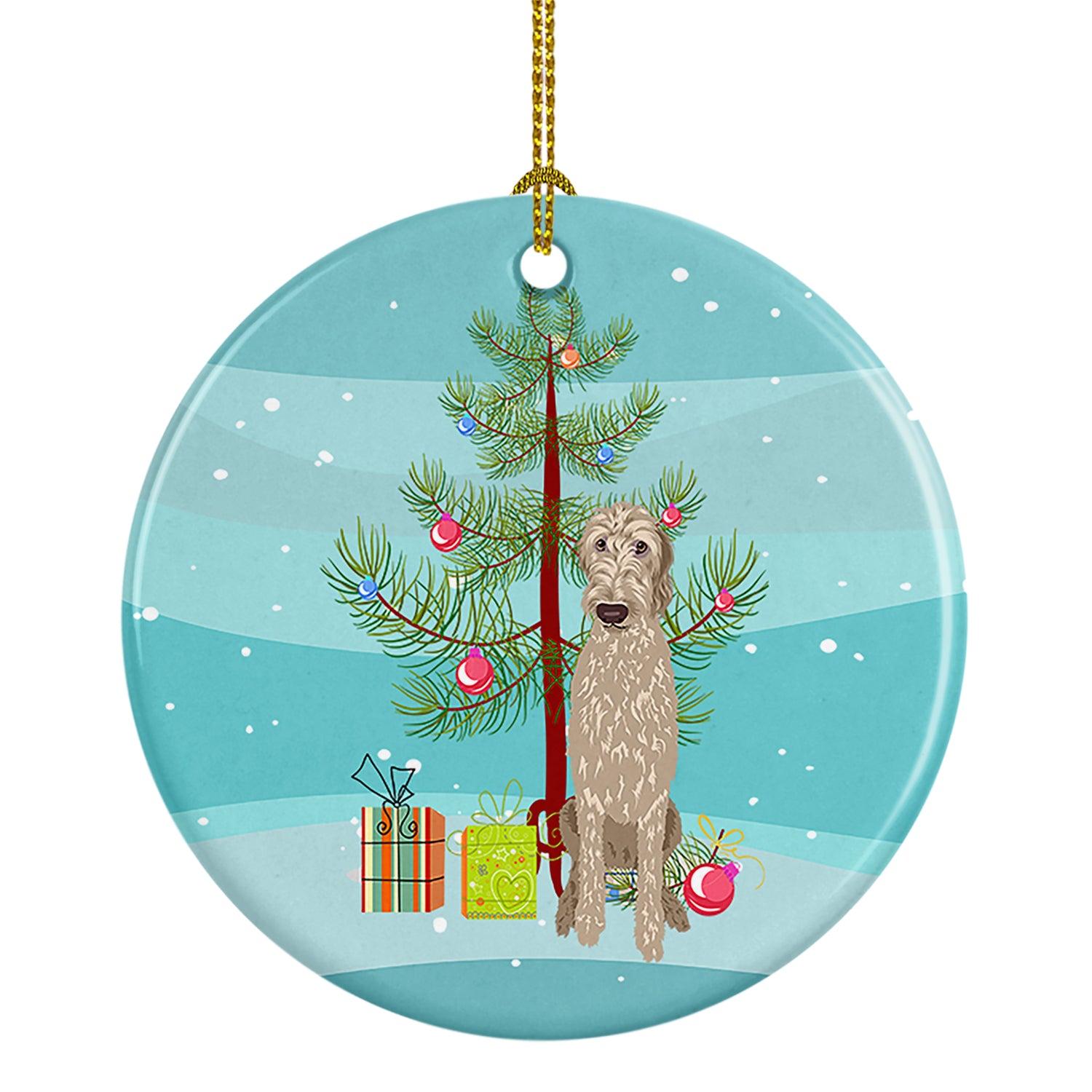Buy this Doodle Fawn #4 Christmas Ceramic Ornament