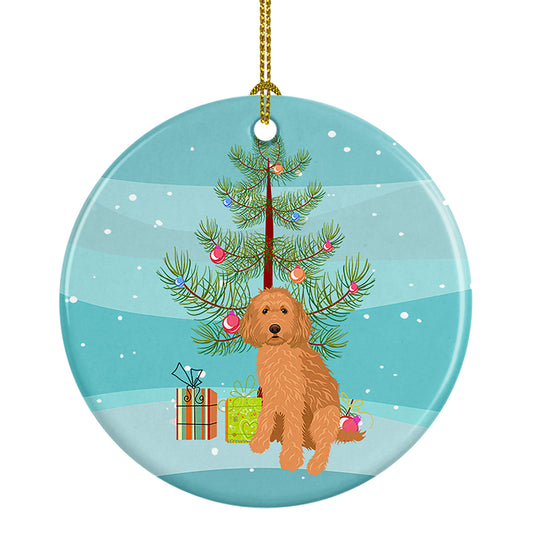 Buy this Doodle Red #1 Christmas Ceramic Ornament