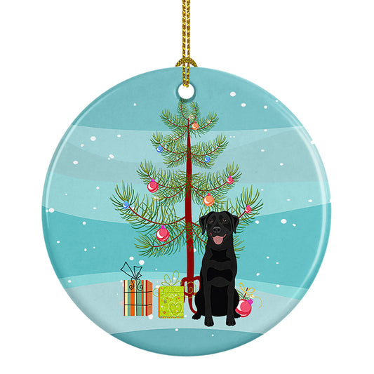 Buy this Labrador Retriever Black #1 Christmas Ceramic Ornament