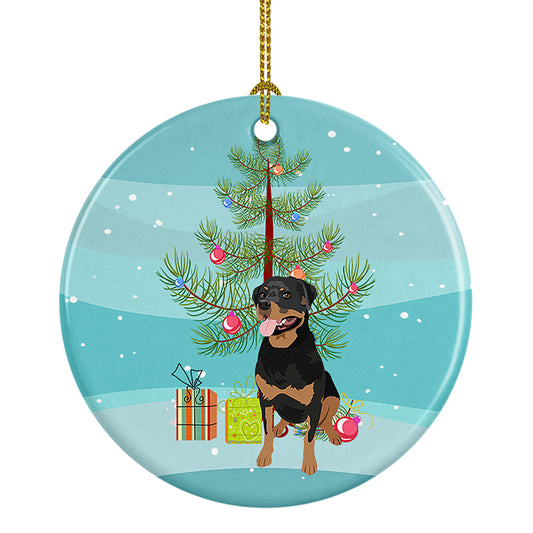 Buy this Rottweiler Black and Tan #1 Christmas Ceramic Ornament