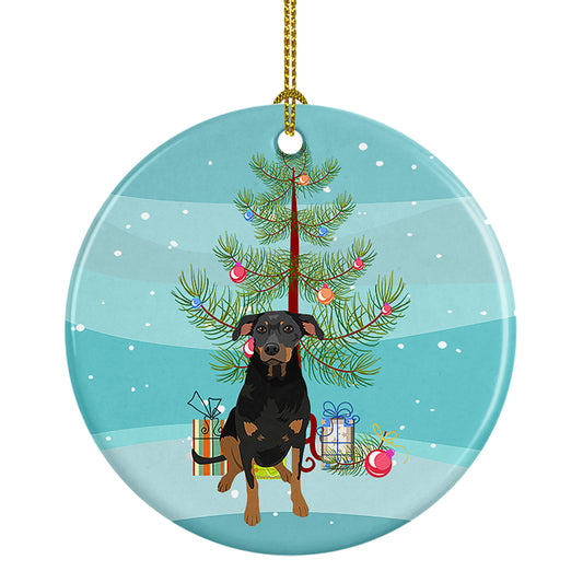 Buy this Rottweiler Black and Tan #5 Christmas Ceramic Ornament