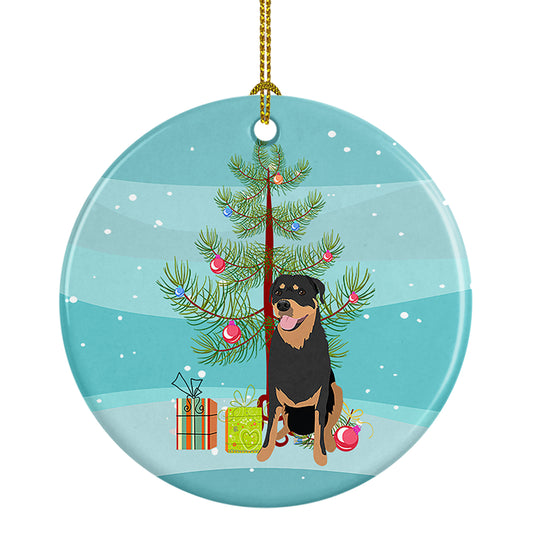 Buy this Rottweiler Black and Tan #7 Christmas Ceramic Ornament