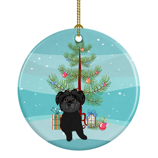 Buy this Shih-Tzu Black Christmas Ceramic Ornament