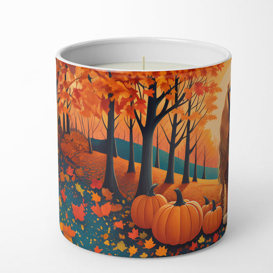 Buy this Afghan Hound Fall Decorative Soy Candle