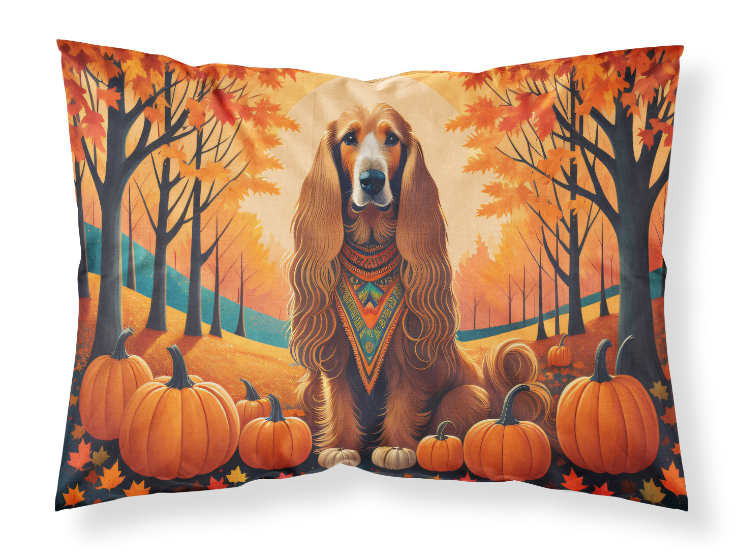 Buy this Afghan Hound Fall Standard Pillowcase