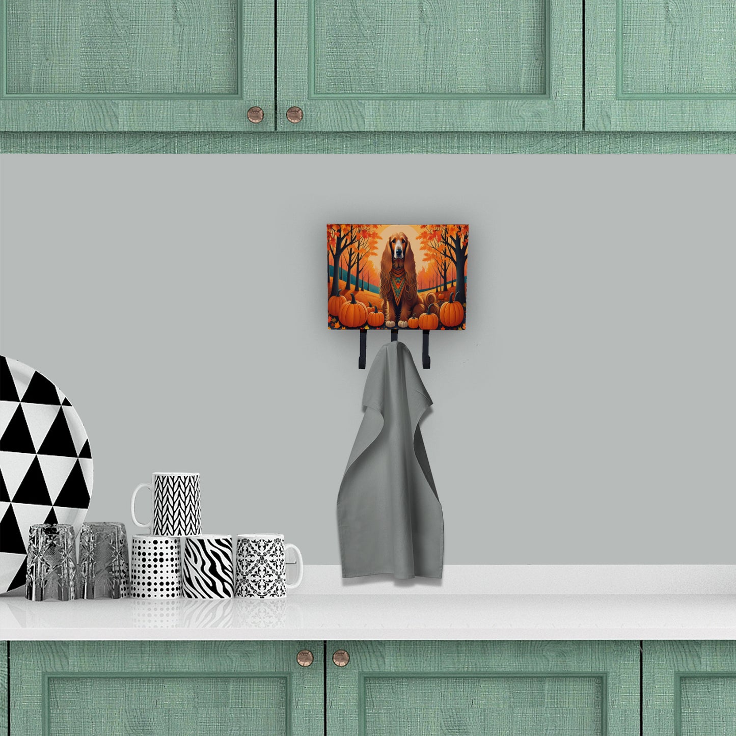 Afghan Hound Fall Leash or Key Holder