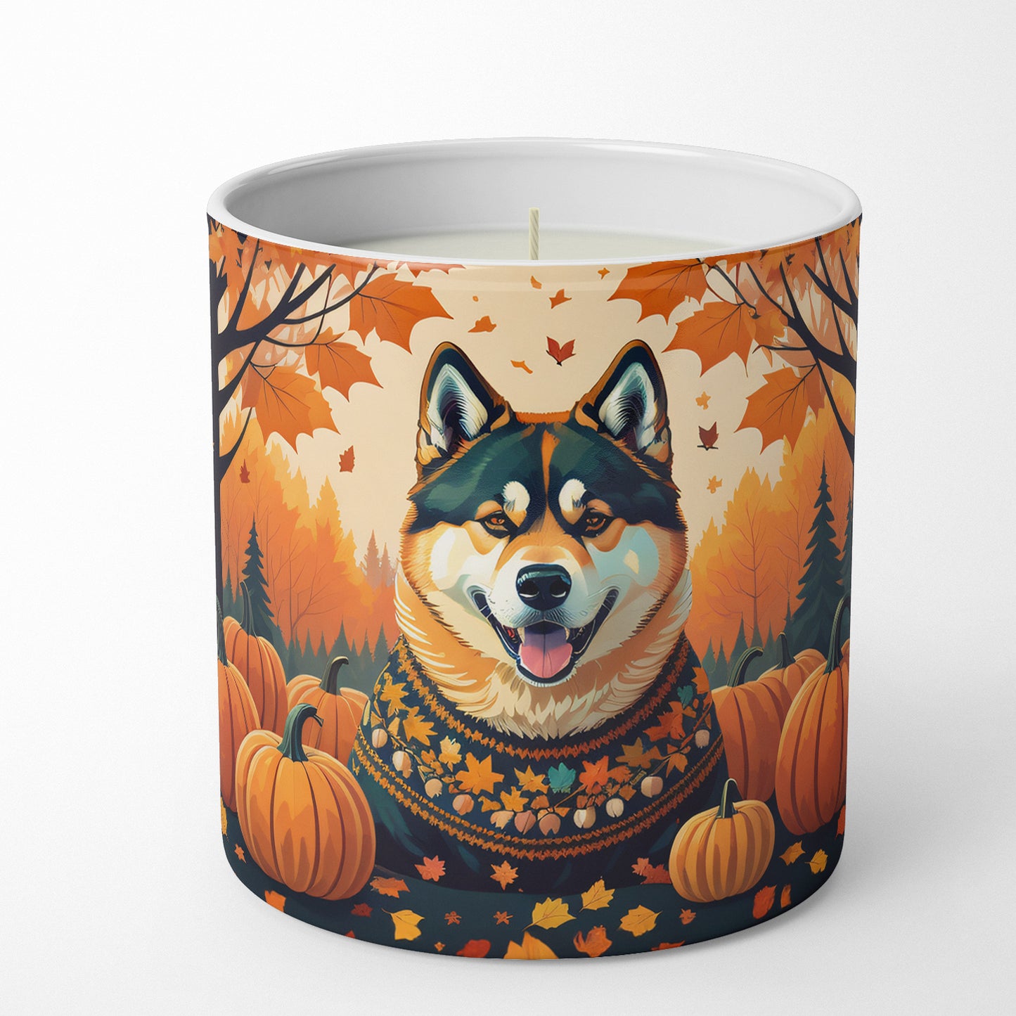 Akita Fall Decorative Soy Candle