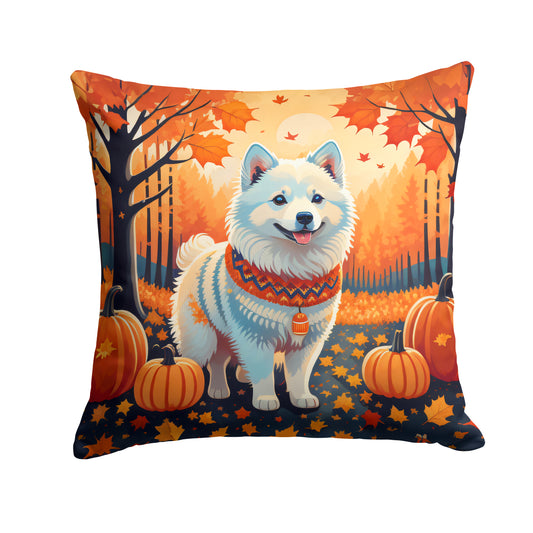 Buy this American Eskimo Fall Throw Pillow