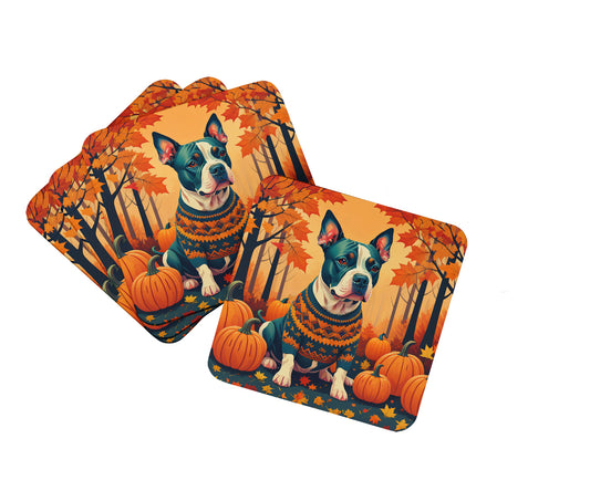 Buy this Pit Bull Terrier Fall Foam Coasters