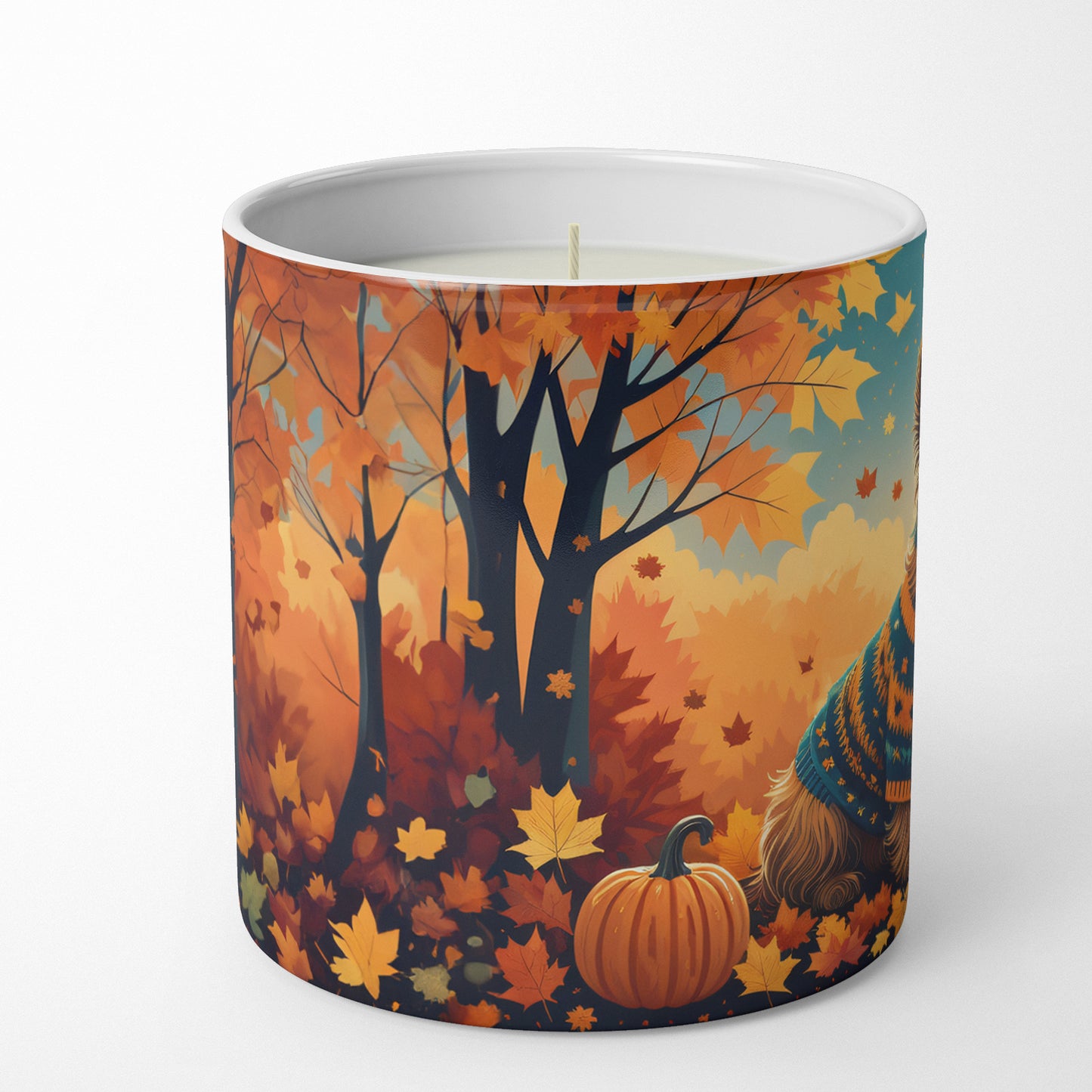 Buy this Australian Terrier Terrier Fall Decorative Soy Candle