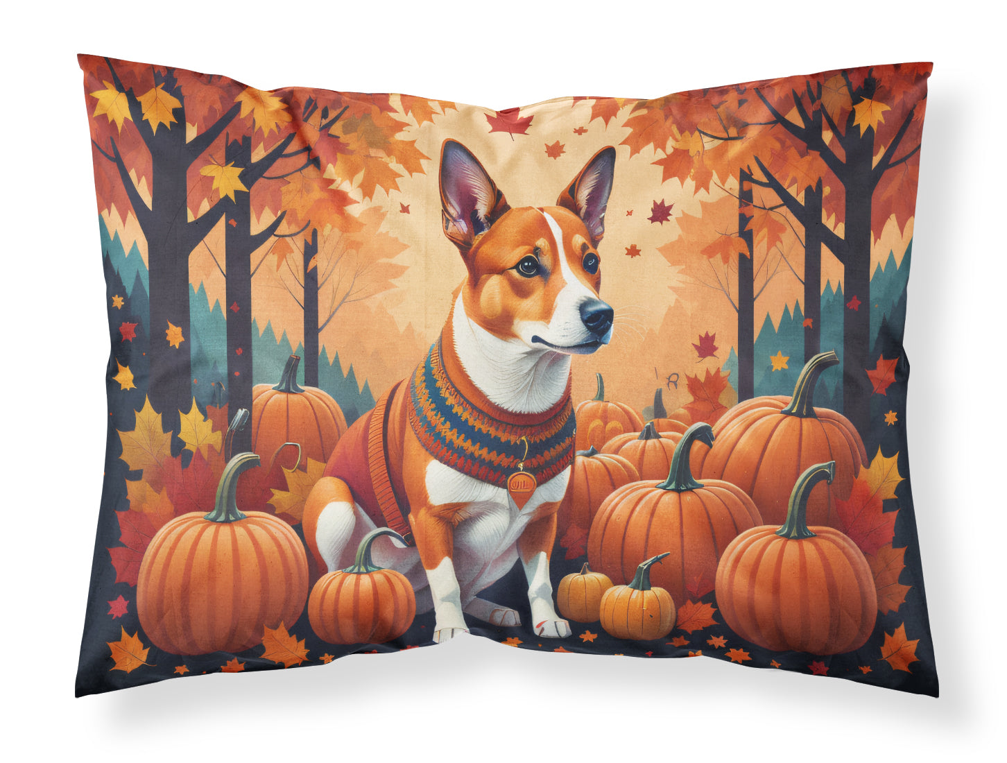 Buy this Red Basenji Fall Standard Pillowcase