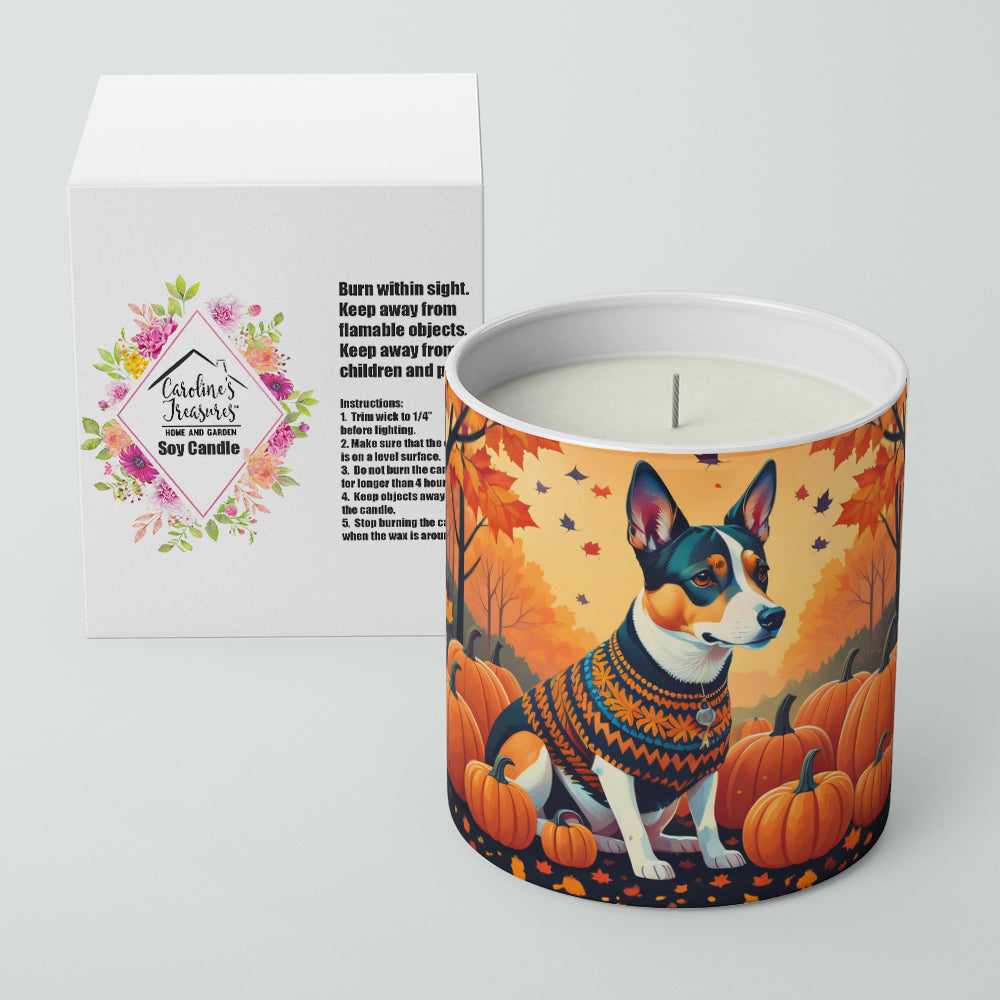 Basenji Fall Decorative Soy Candle