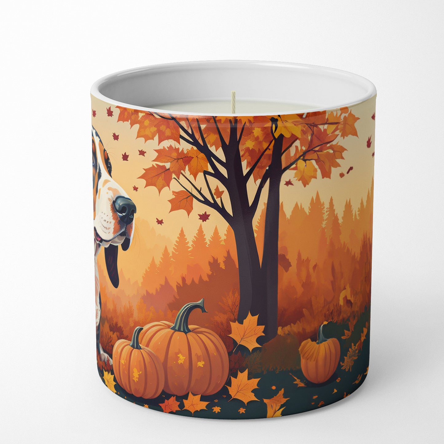 Basset Hound Fall Decorative Soy Candle