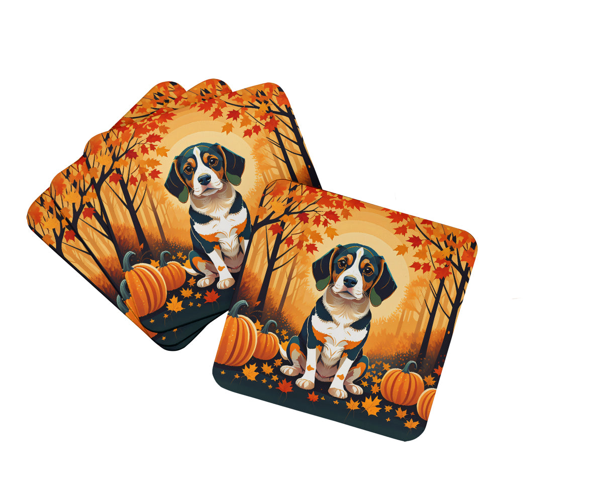 Buy this Beagle Fall Foam Coasters