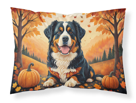 Buy this Bernese Mountain Dog Fall Standard Pillowcase