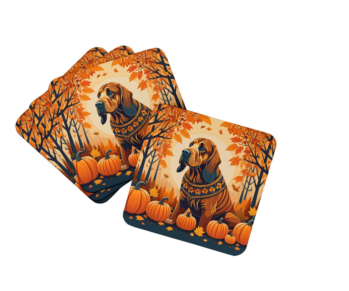 Buy this Bloodhound Fall Foam Coasters