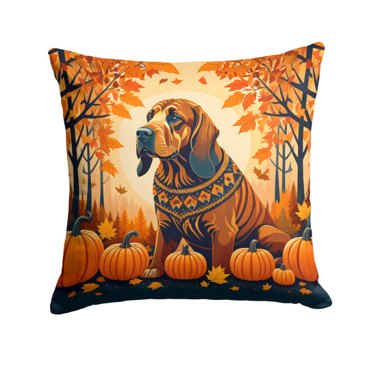 Buy this Bloodhound Fall Throw Pillow