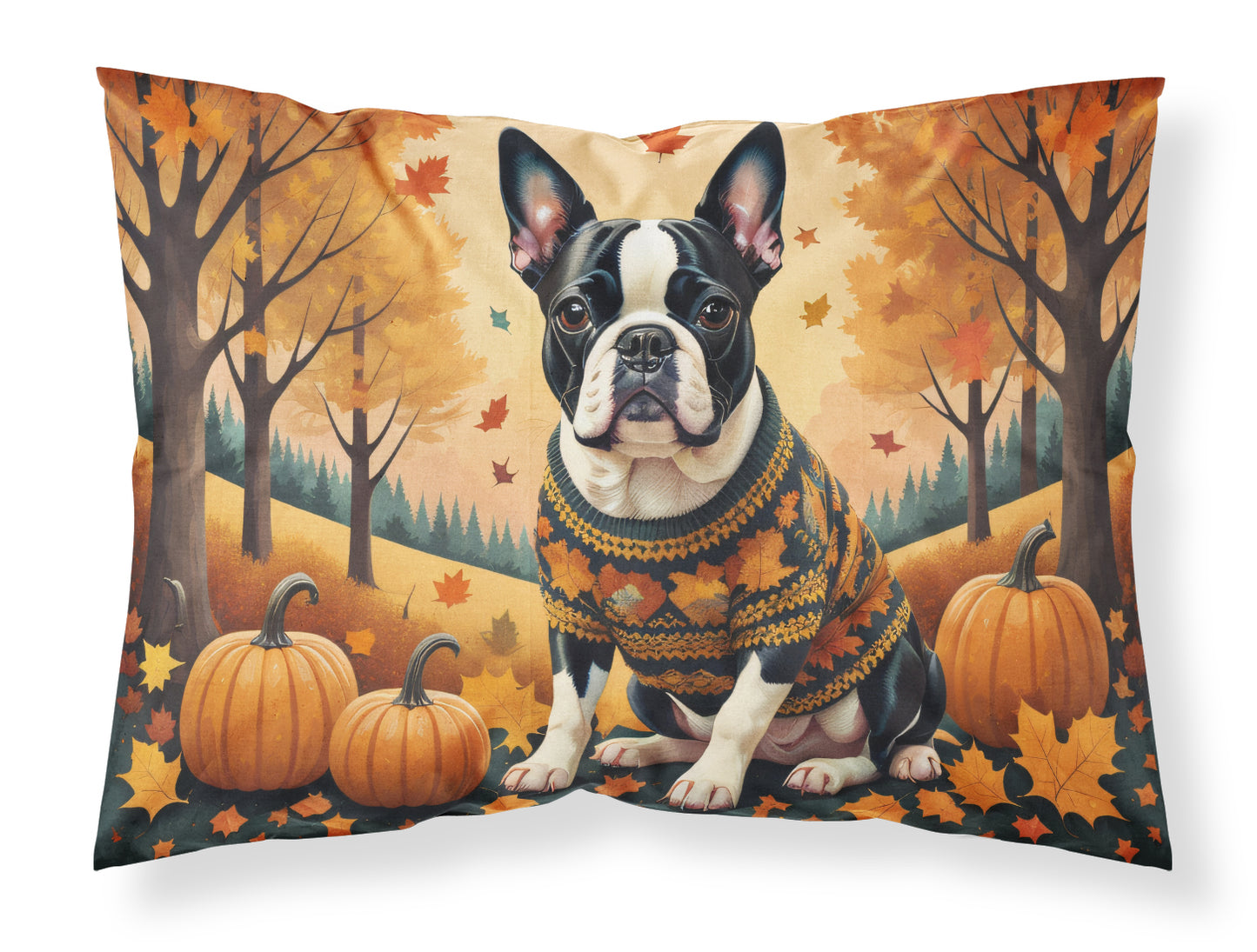 Buy this Boston Terrier Fall Standard Pillowcase