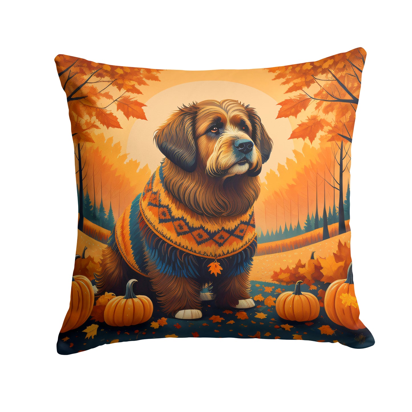 Buy this Briard Fall Throw Pillow