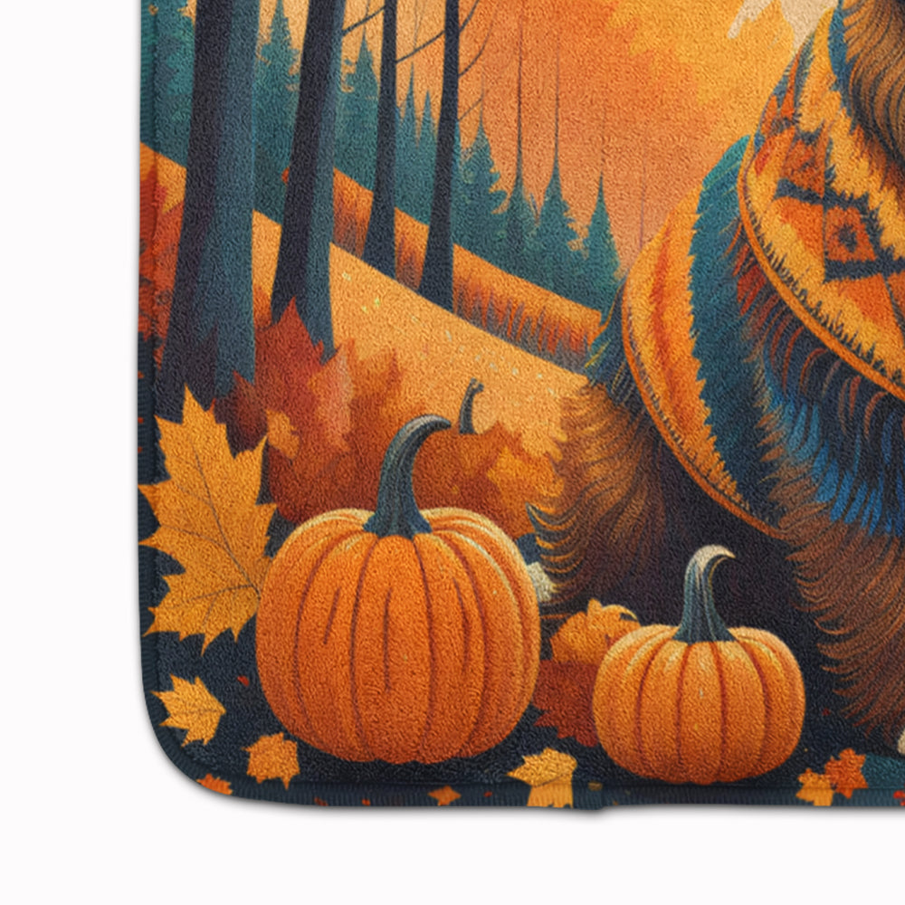 Briard Fall Memory Foam Kitchen Mat