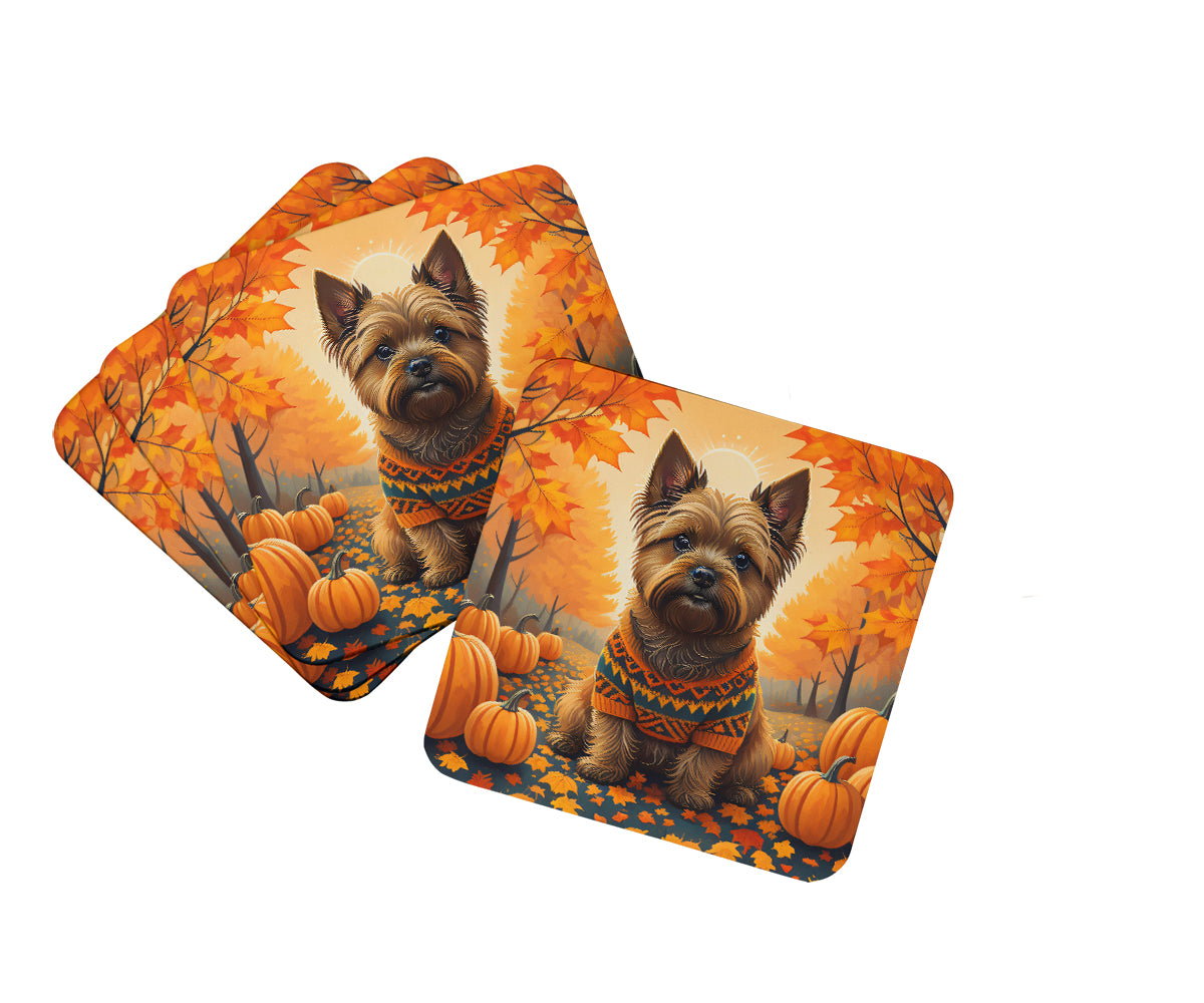 Buy this Cairn Terrier Fall Foam Coasters