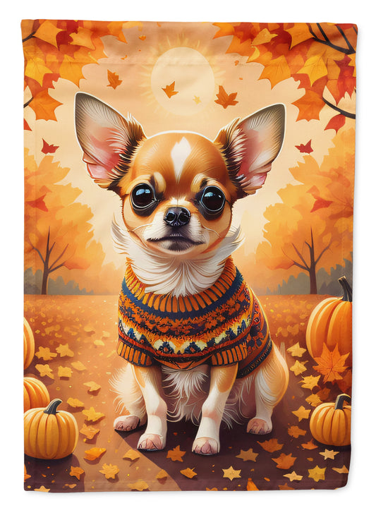 Buy this Chihuahua Fall House Flag