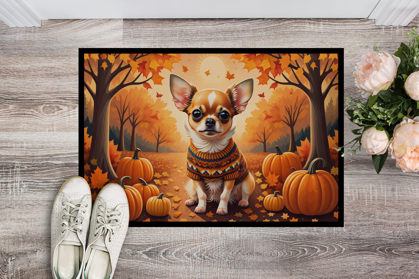 Chihuahua Fall Doormat