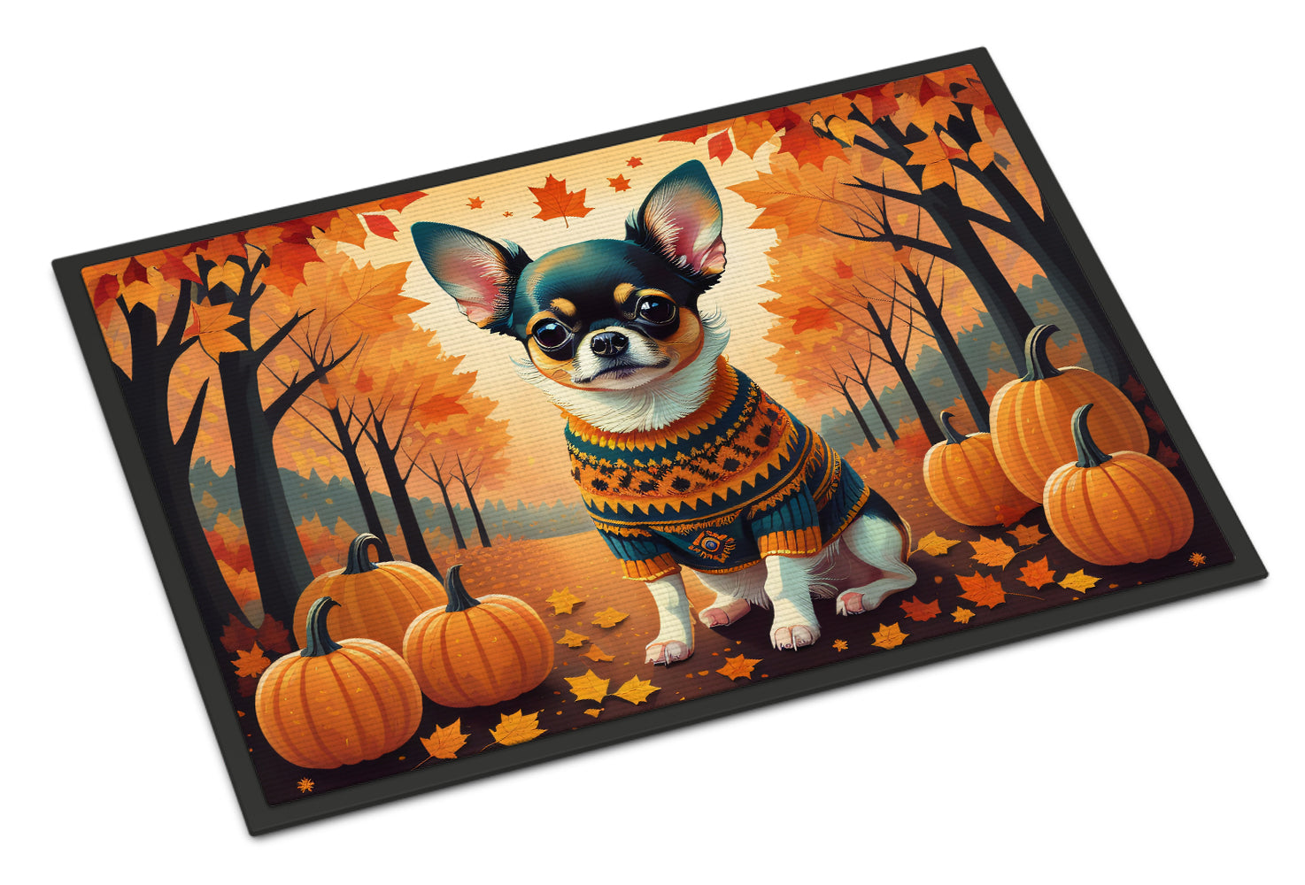 Buy this Tricolor Chihuahua Fall Doormat