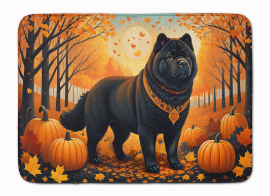 Buy this Black Chow Chow Fall Memory Foam Kitchen Mat