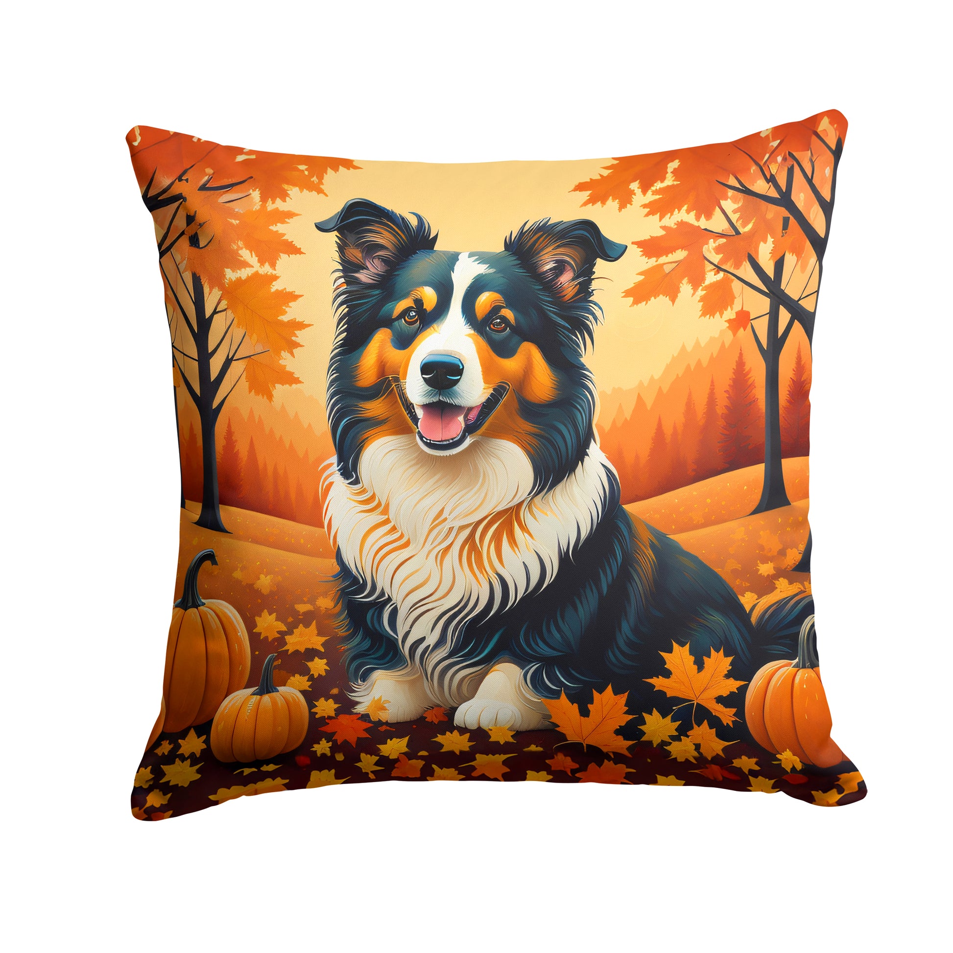 Buy this Collie Fall Throw Pillow