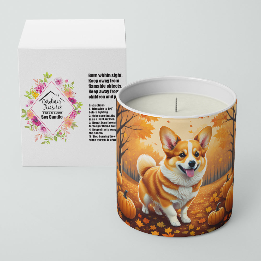 Corgi Fall Decorative Soy Candle