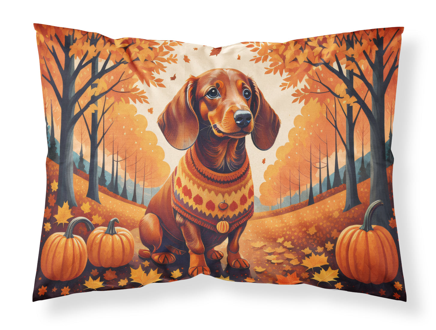 Buy this Dachshund Fall Standard Pillowcase