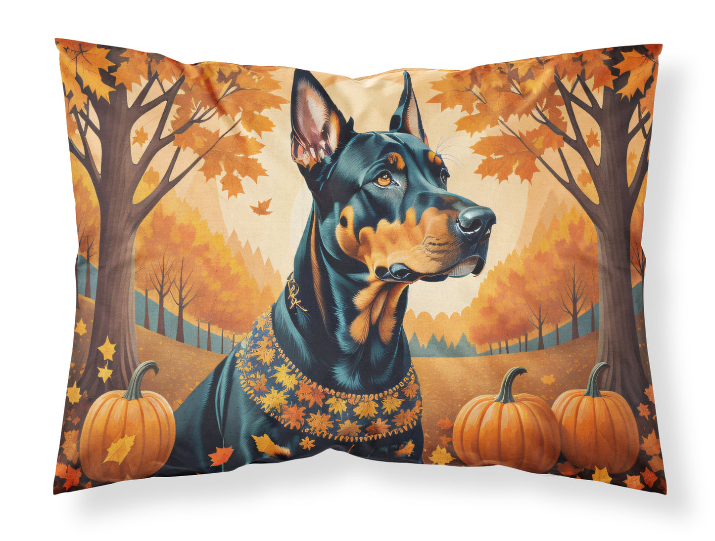 Buy this Doberman Pinscher Fall Standard Pillowcase