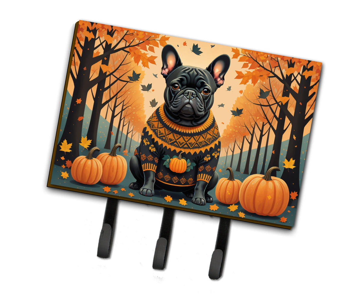 Buy this Black French Bulldog Fall Leash or Key Holder