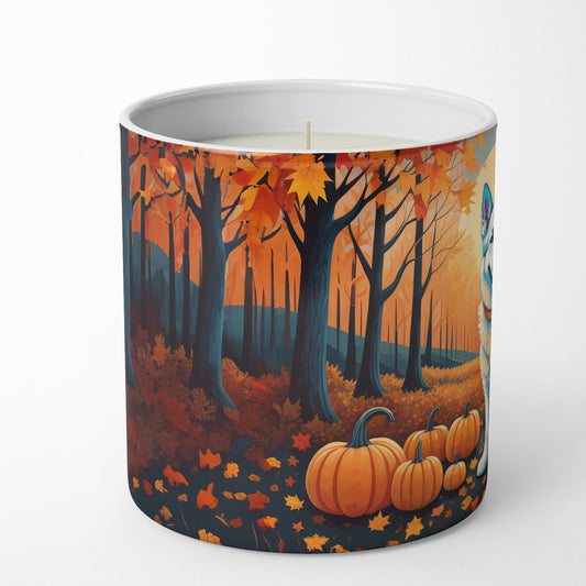 Buy this White German Shepherd Fall Decorative Soy Candle