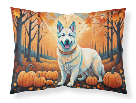 Buy this White German Shepherd Fall Standard Pillowcase