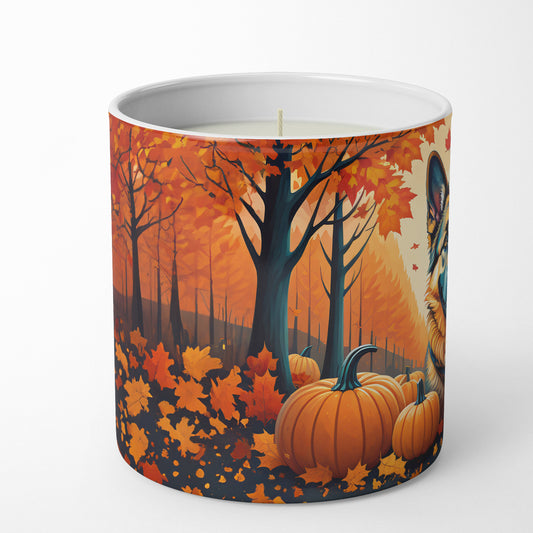 Buy this German Shepherd Fall Decorative Soy Candle
