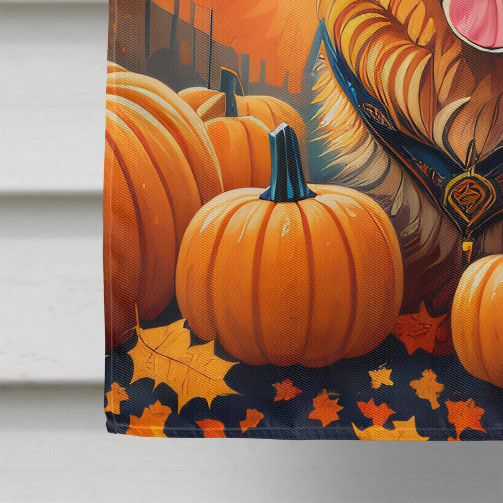 German Shepherd Fall House Flag