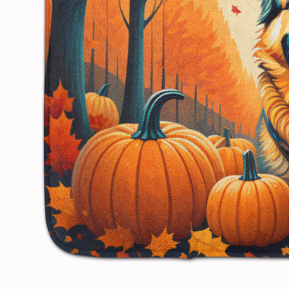 German Shepherd Fall Memory Foam Kitchen Mat